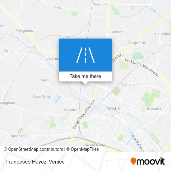 Francesco Hayez map
