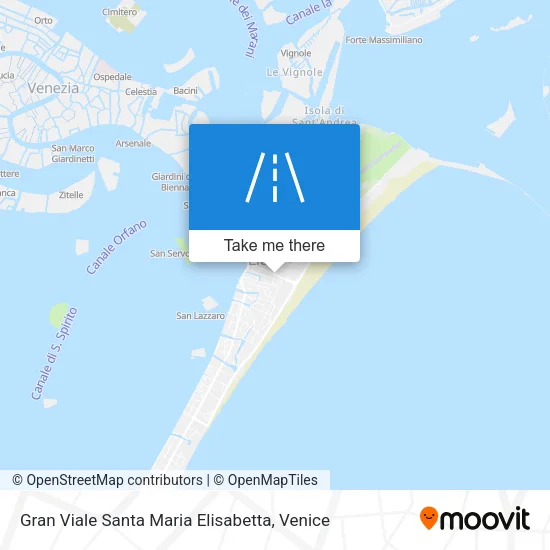 Gran Viale Santa Maria Elisabetta map