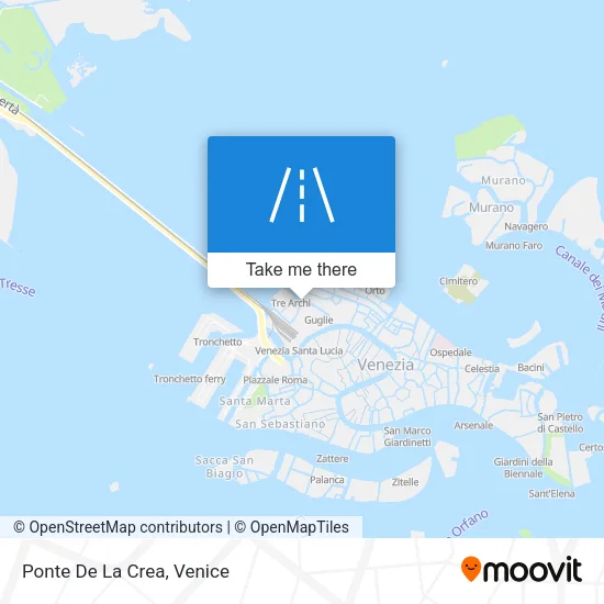 Ponte De La Crea map