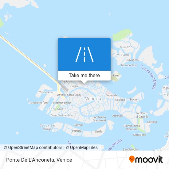 Ponte De L'Anconeta map
