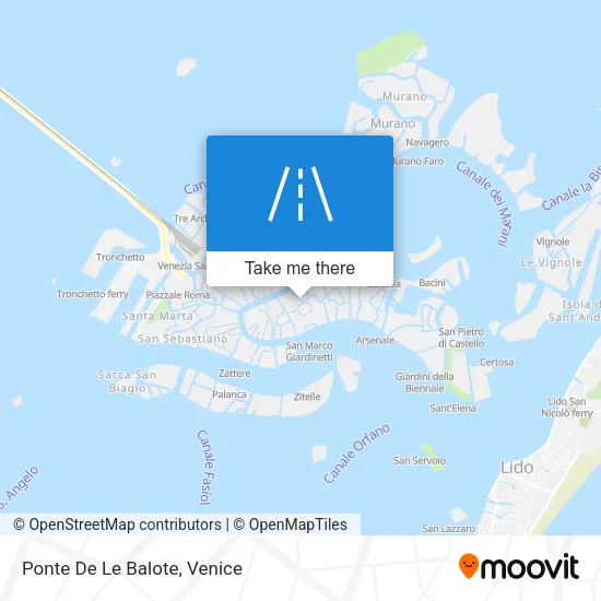 Ponte De Le Balote map