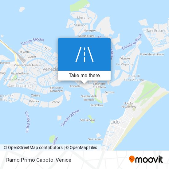 Ramo Primo Caboto map