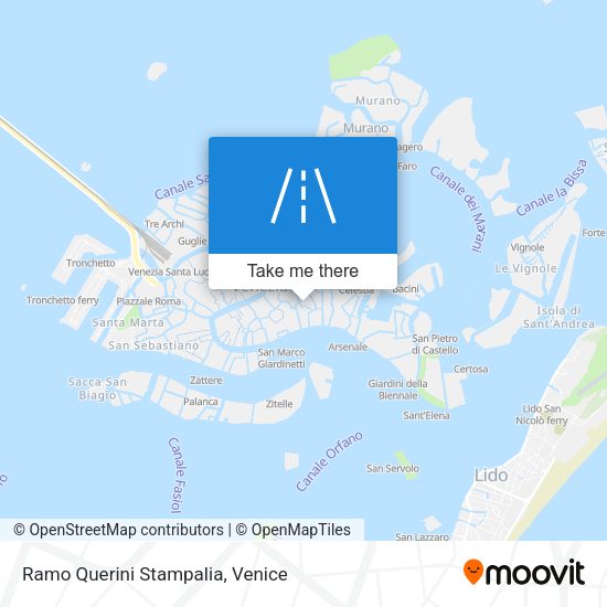 Ramo Querini Stampalia map