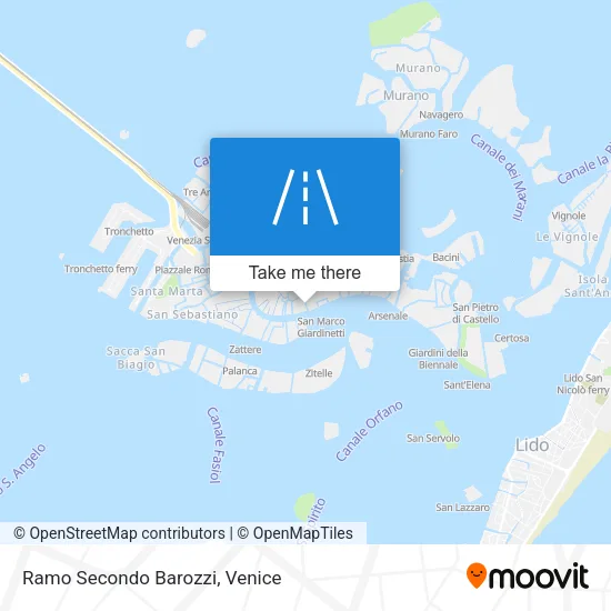 Ramo Secondo Barozzi map