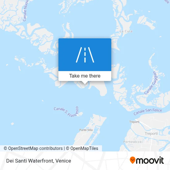 Dei Santi Waterfront map