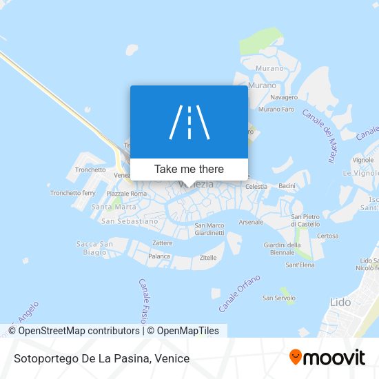 Sotoportego De La Pasina map