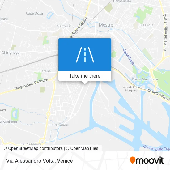 Via Alessandro Volta map