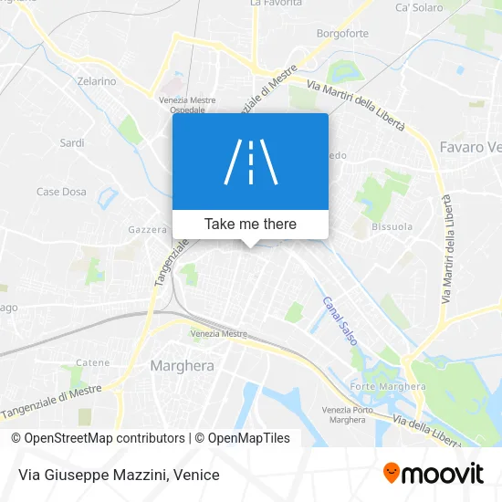 Via Giuseppe Mazzini map