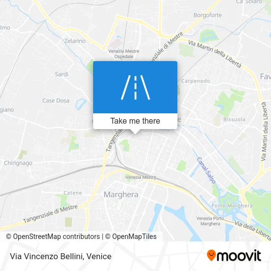 Via Vincenzo Bellini map