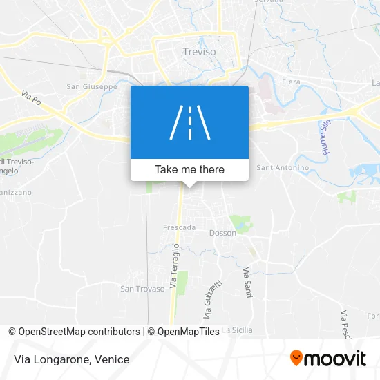 Via Longarone map