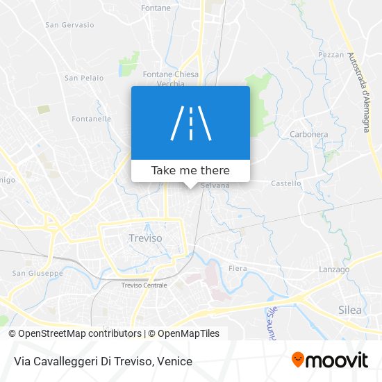 Via Cavalleggeri Di Treviso map