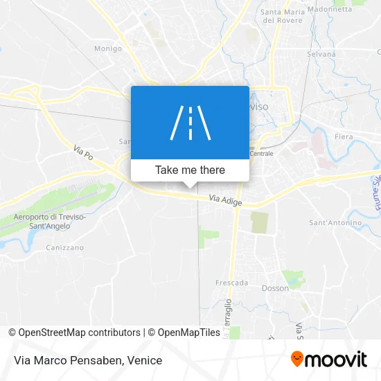 Via Marco Pensaben map
