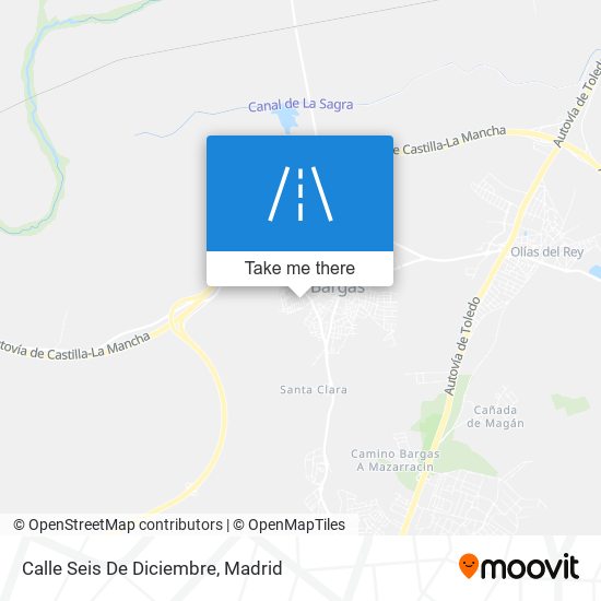 mapa Calle Seis De Diciembre