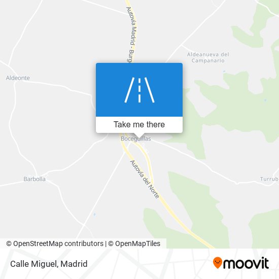 Calle Miguel map