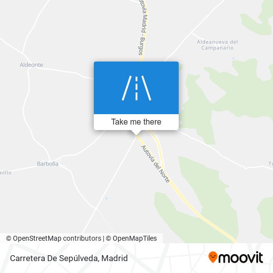 Carretera De Sepúlveda map