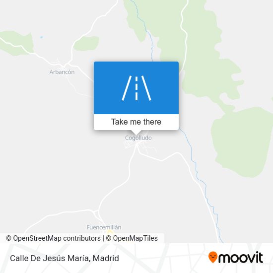 Calle De Jesús María map