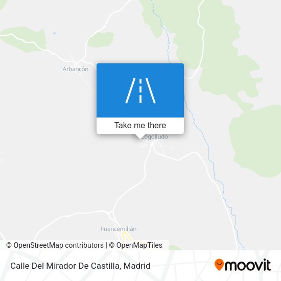 Calle Del Mirador De Castilla map