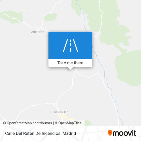 Calle Del Retén De Incendios map