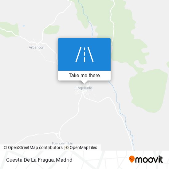 Cuesta De La Fragua map