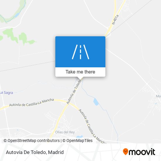 Autovía De Toledo map