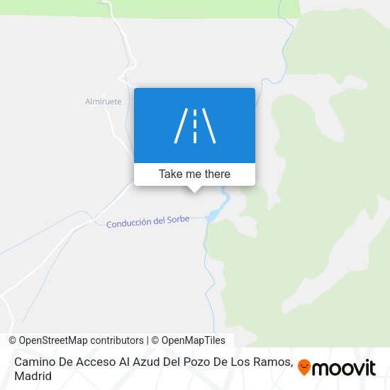 Camino De Acceso Al Azud Del Pozo De Los Ramos map