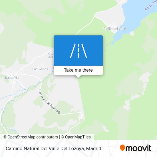 Camino Natural Del Valle Del Lozoya map