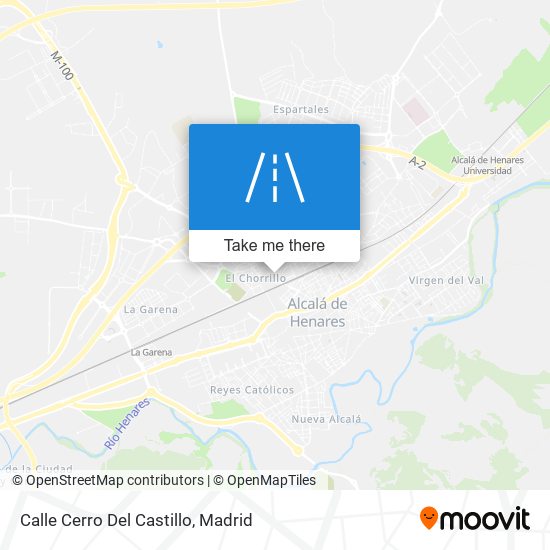 mapa Calle Cerro Del Castillo