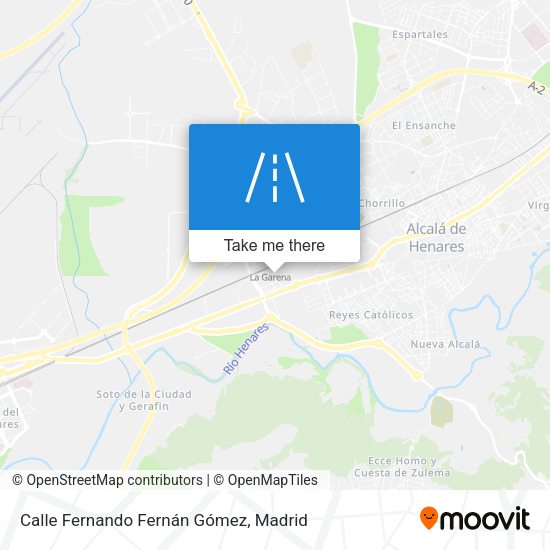 Calle Fernando Fernán Gómez map