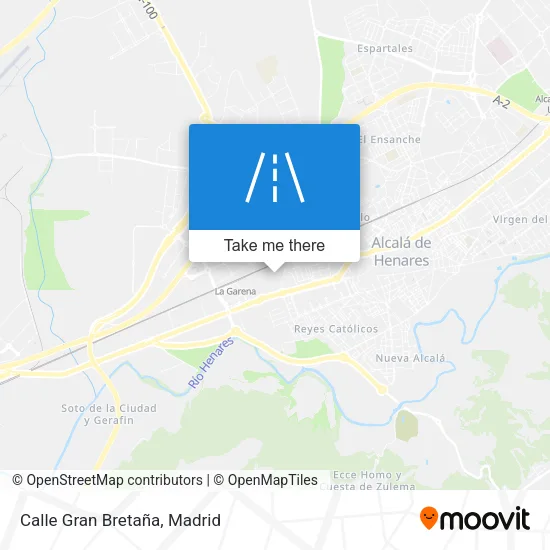 Calle Gran Bretaña map