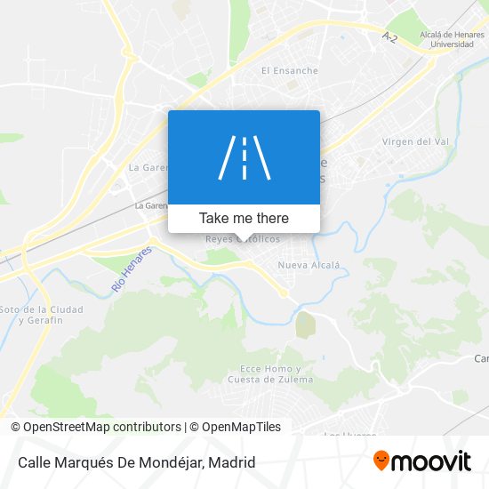 mapa Calle Marqués De Mondéjar