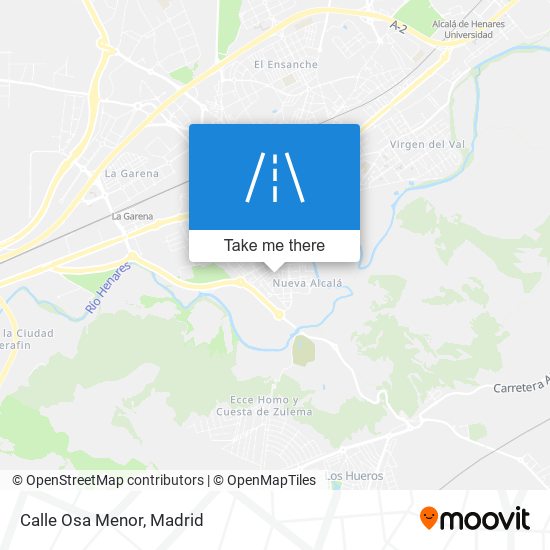 Calle Osa Menor map