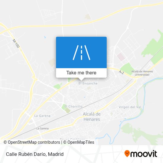 Calle Rubén Darío map