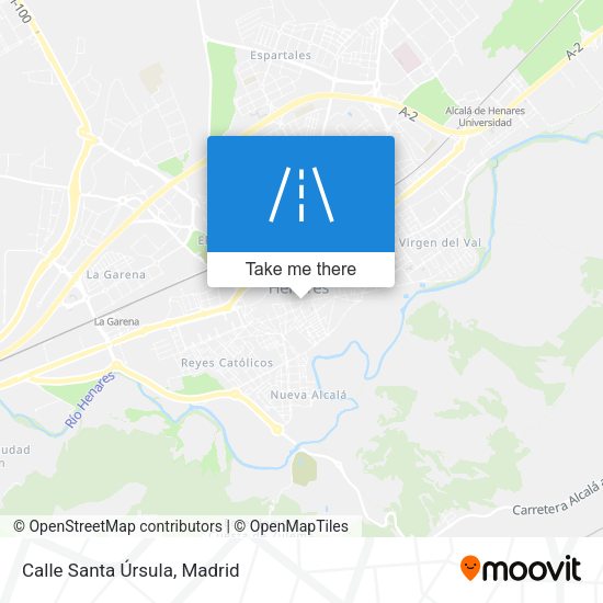 Calle Santa Úrsula map