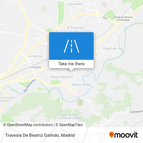 Travesía De Beatriz Galindo map