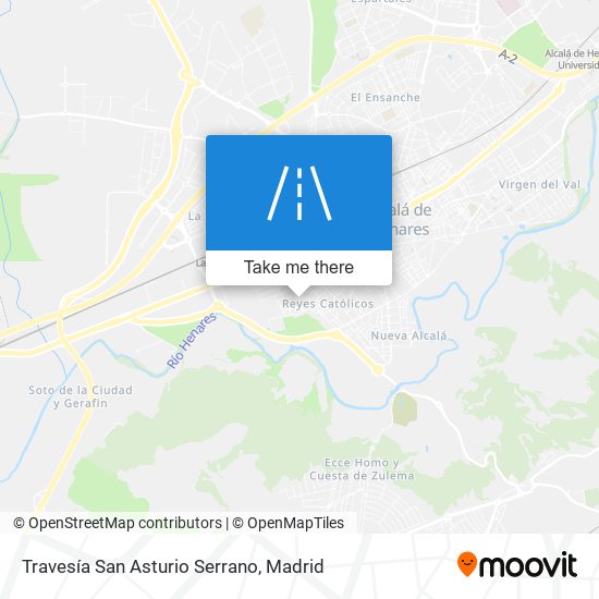 Travesía San Asturio Serrano map