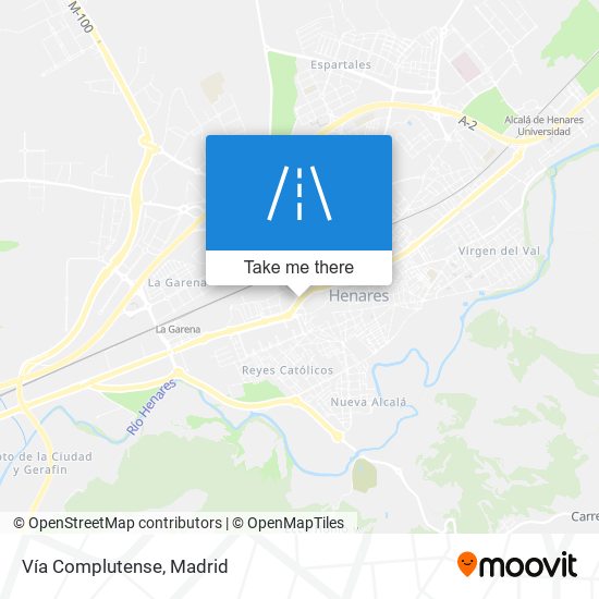 mapa Vía Complutense