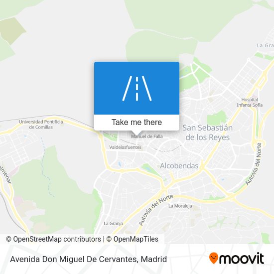 Avenida Don Miguel De Cervantes map