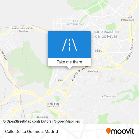 mapa Calle De La Química