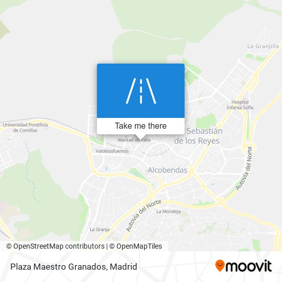 mapa Plaza Maestro Granados