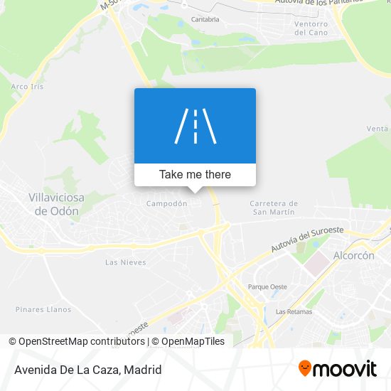 Avenida De La Caza map
