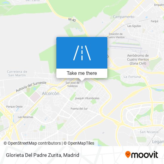 mapa Glorieta Del Padre Zurita