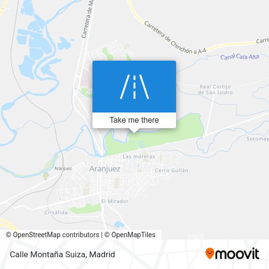 Calle Montaña Suiza map