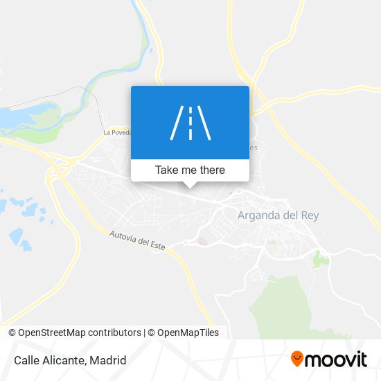 mapa Calle Alicante