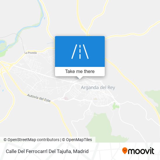 Calle Del Ferrocarrl Del Tajuña map