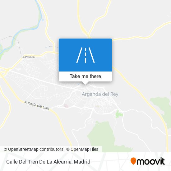 Calle Del Tren De La Alcarria map