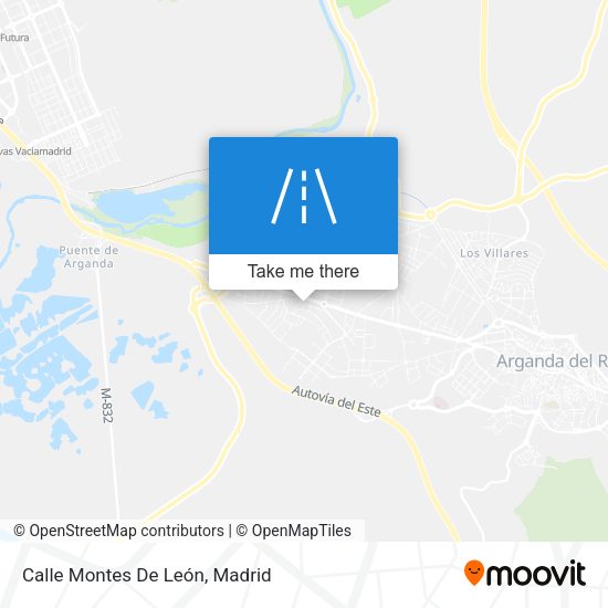 Calle Montes De León map