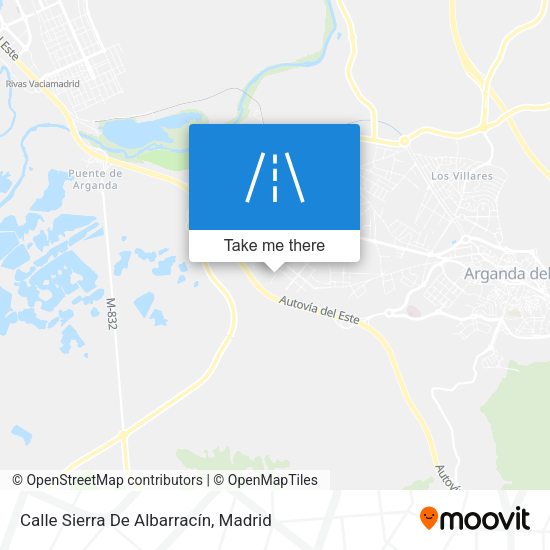 Calle Sierra De Albarracín map