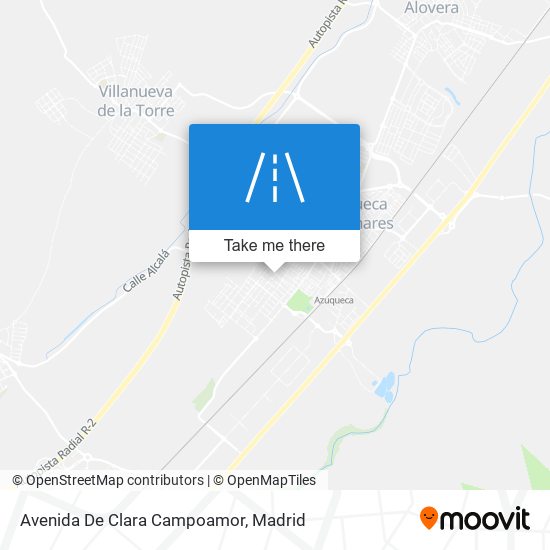 mapa Avenida De Clara Campoamor