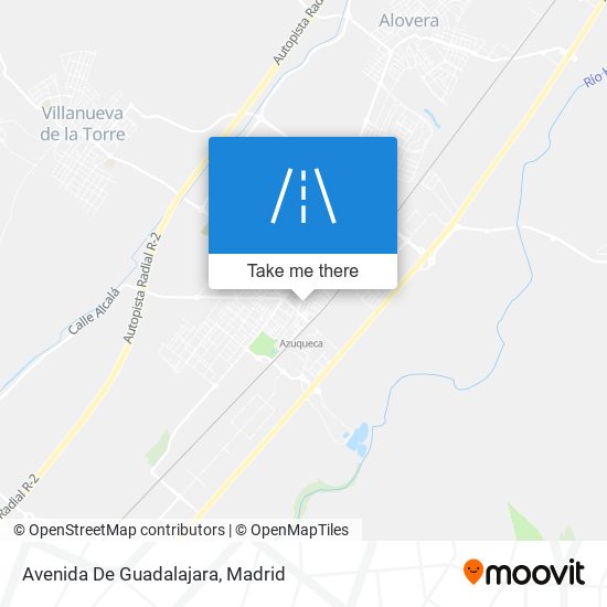 mapa Avenida De Guadalajara
