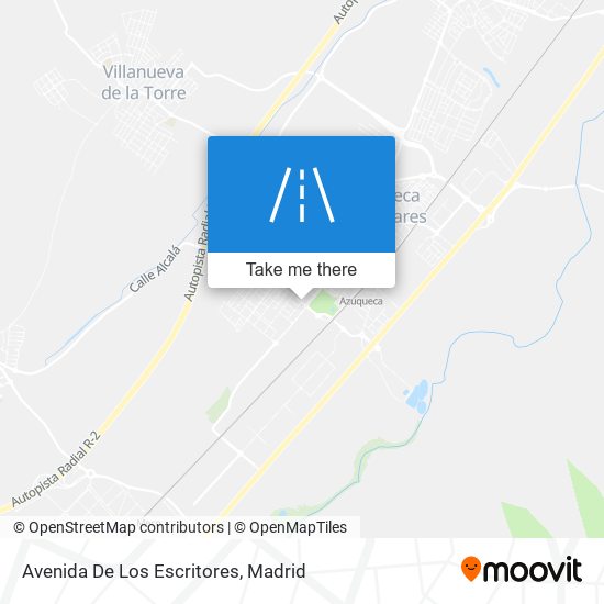 Avenida De Los Escritores map